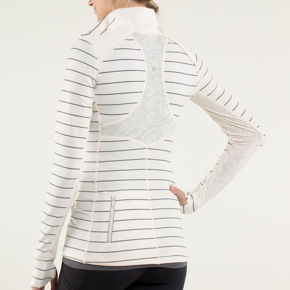 Lululemon Star Runner Pullover Slalom Stripe Angel Wing / Angel Wing. Size 10. - Picture 2 of 14